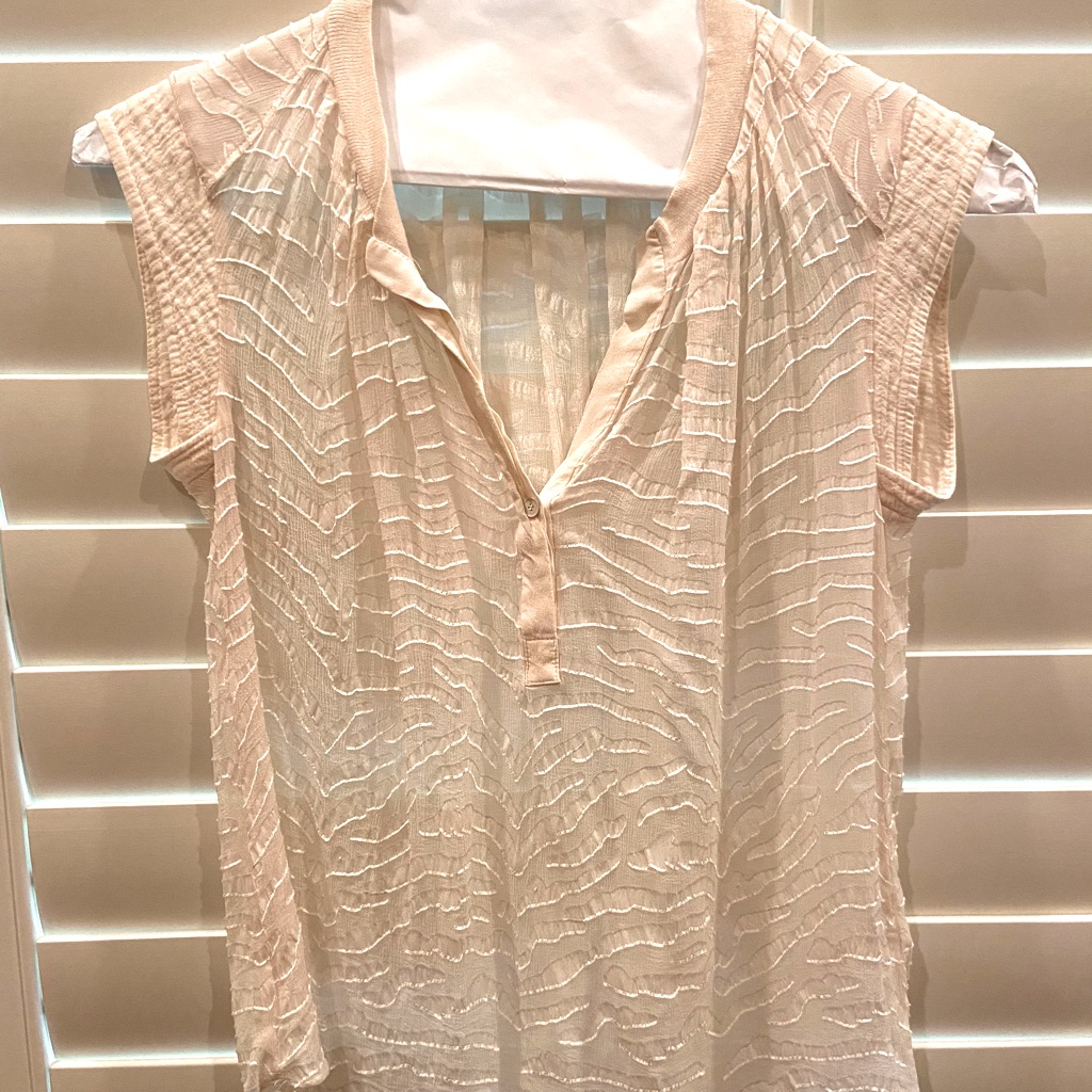 Rebecca Taylor Silk Zebra Print Blouse